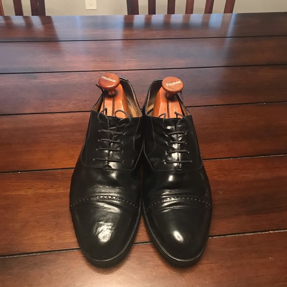 Men’s Bruno Magli black dress shoes main image 4
